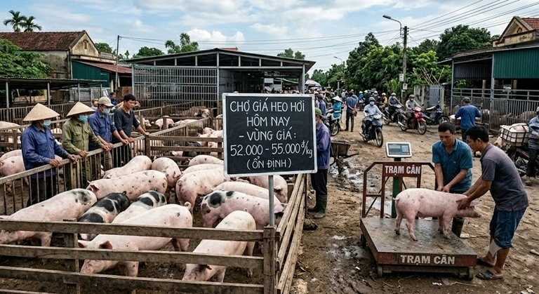 Giá heo hơi hôm nay 8/10: