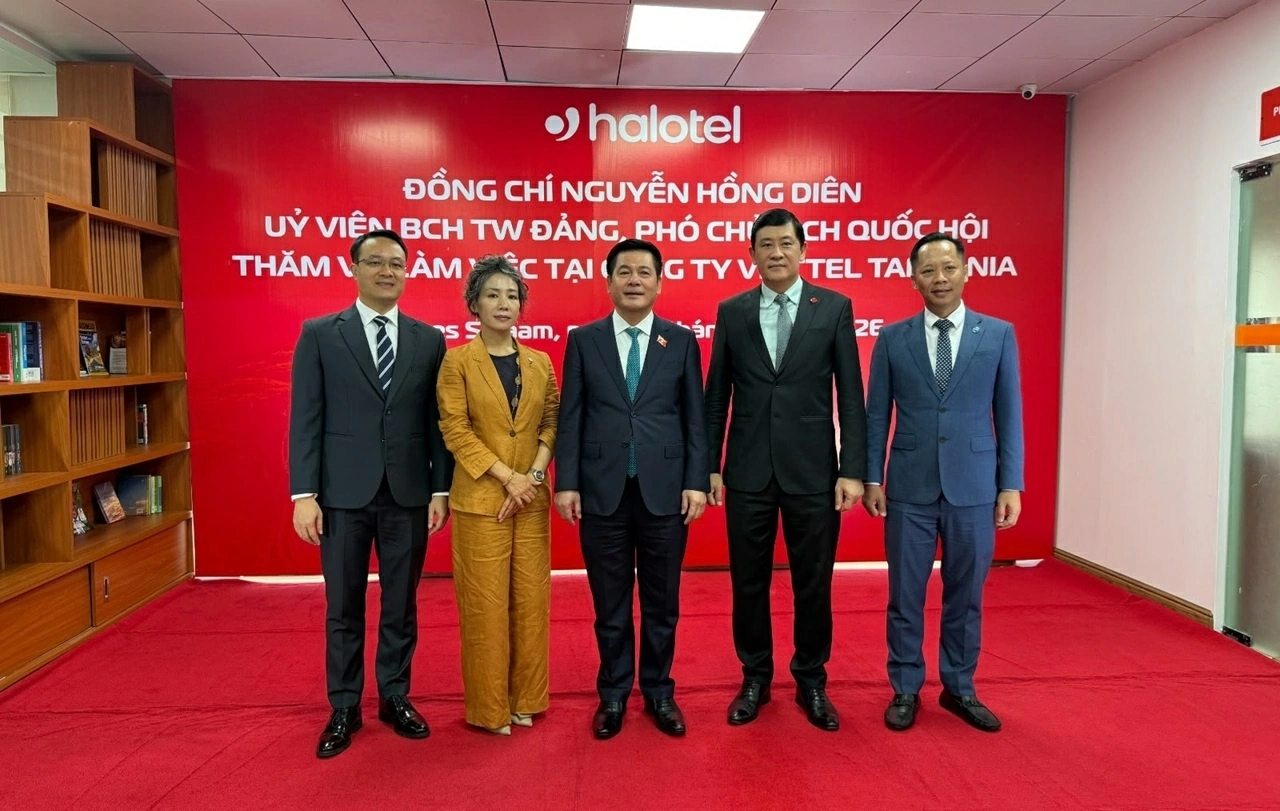 Phó Chủ tịch Quốc hội Nguyễn Hồng Diên thăm Halotel và chủ trì Tọa đàm hợp tác kinh tế, thương mại, đầu tư Việt Nam - Tanzania