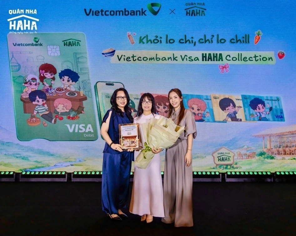 Vietcombank ra mắt Quán Nhà Haha và giới thiệu bộ sưu tập thẻ ghi nợ quốc tế Vietcombank Visa Haha Collection Vietcombank ra mắt Quán Nhà Haha và giới thiệu bộ sưu tập thẻ ghi nợ quốc tế Vietcombank Visa Haha Collection