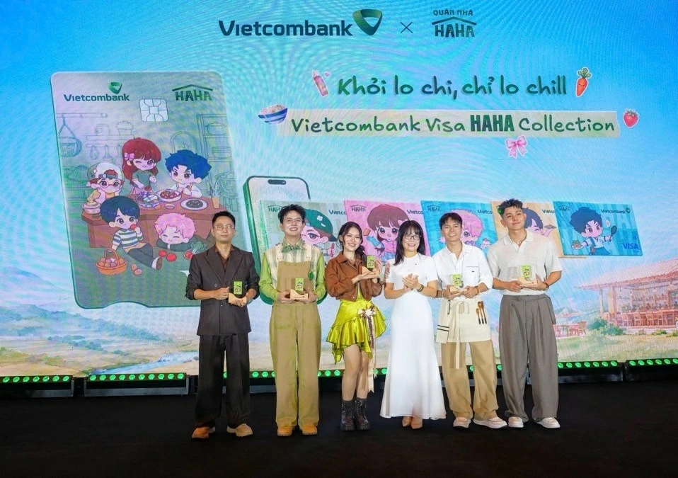 Vietcombank ra mắt Quán Nhà Haha và giới thiệu bộ sưu tập thẻ ghi nợ quốc tế Vietcombank Visa Haha Collection Vietcombank ra mắt Quán Nhà Haha và giới thiệu bộ sưu tập thẻ ghi nợ quốc tế Vietcombank Visa Haha Collection