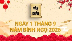 Văn khấn mùng 1 tháng 9 năm Bính Ngọ: Cầu bình an, tài lộc, may mắn cho gia đình chuẩn nhất 2026