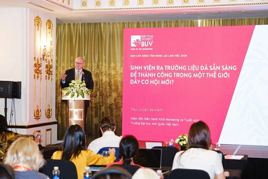 Công bố Báo cáo Nâng tầm nhân lực Việt Nam 2026 giúp sinh viên chuẩn bị cho thị trường lao động đang thay đổi