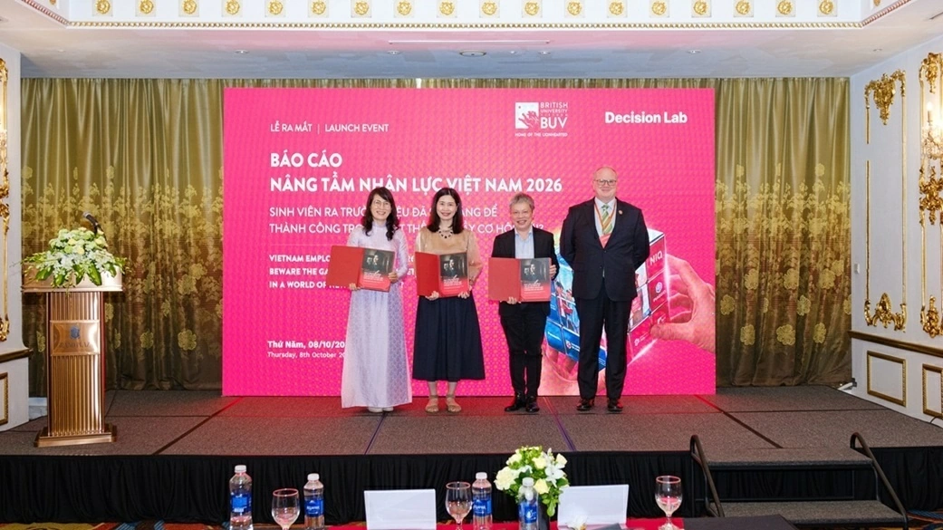 Công bố Báo cáo Nâng tầm nhân lực Việt Nam 2026 giúp sinh viên chuẩn bị cho thị trường lao động đang thay đổi