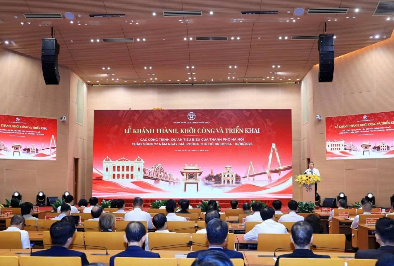 Hà Nội có 292 công trình, dự án đăng ký triển khai trong năm 2026, tổng vốn gần 385.000 tỷ đồng