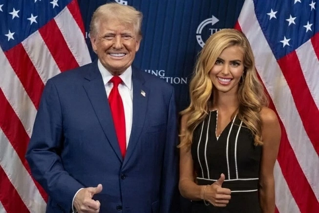 Tổng thống Mỹ Donald Trump và bà Katie Zacharia (Ảnh: Instagram/Katie Zacharia).
