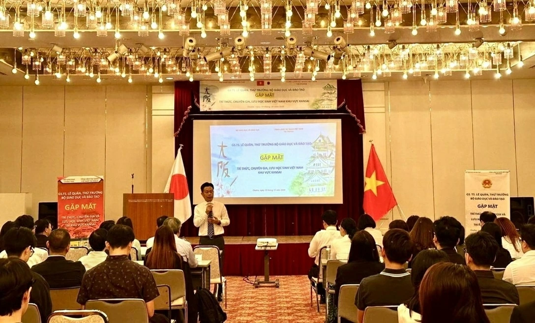 Tăng cường kết nối trí thức người Việt Nam tại Kansai, thúc đẩy hợp tác giáo dục, khoa học và công nghệ Việt Nam - Nhật Bản Tăng cường kết nối trí thức người Việt Nam tại Kansai, thúc đẩy hợp tác giáo dục, khoa học và công nghệ Việt Nam - Nhật Bản