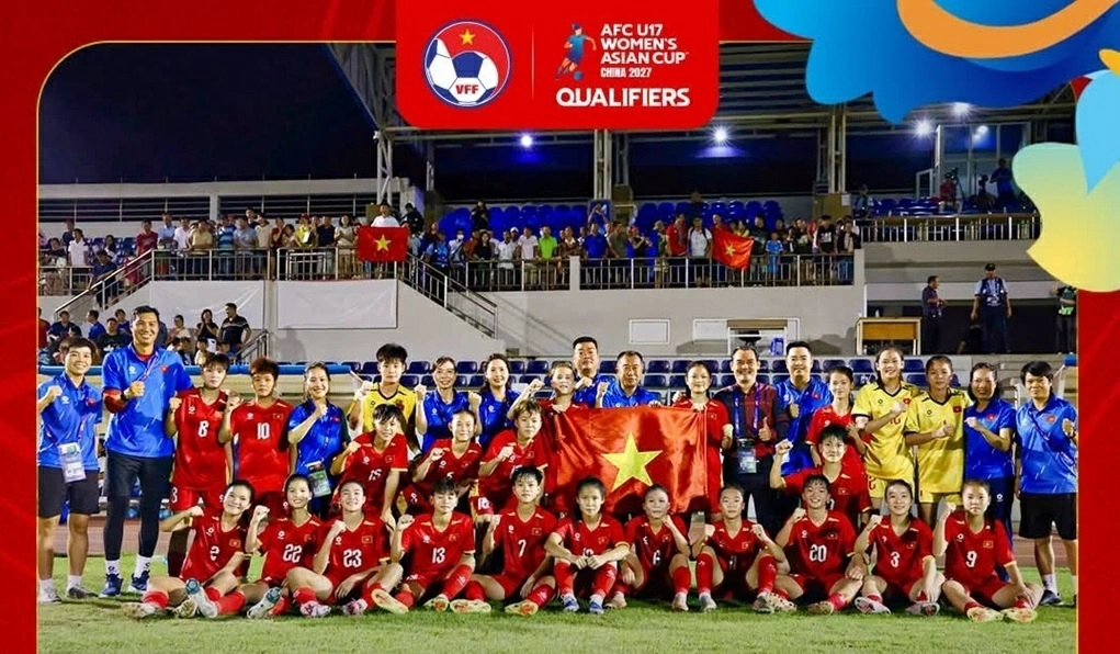 Toàn thắng 3 trận, đội tuyển U17 nữ Việt Nam giành vé vào vòng chung kết U17 châu Á 2027 Toàn thắng 3 trận, đội tuyển U17 nữ Việt Nam giành vé vào vòng chung kết U17 châu Á 2027