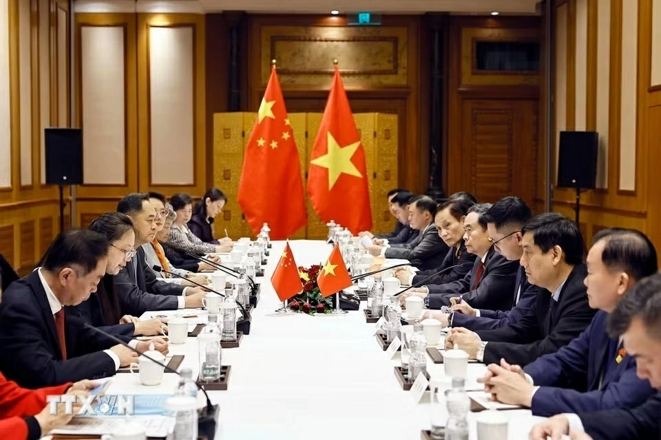 Chủ tịch Quốc hội Trần Thanh Mẫn tiếp các nhân sĩ hữu nghị Trung Quốc