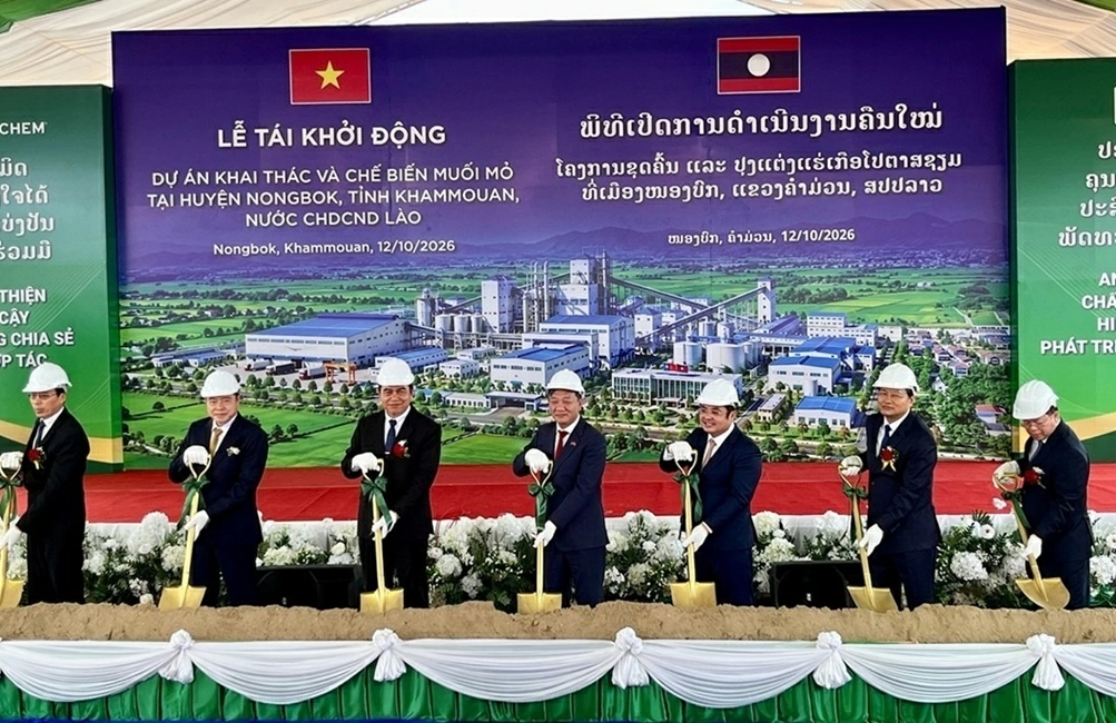 Tăng cường hợp tác Việt - Lào từ dự án muối mỏ Kali