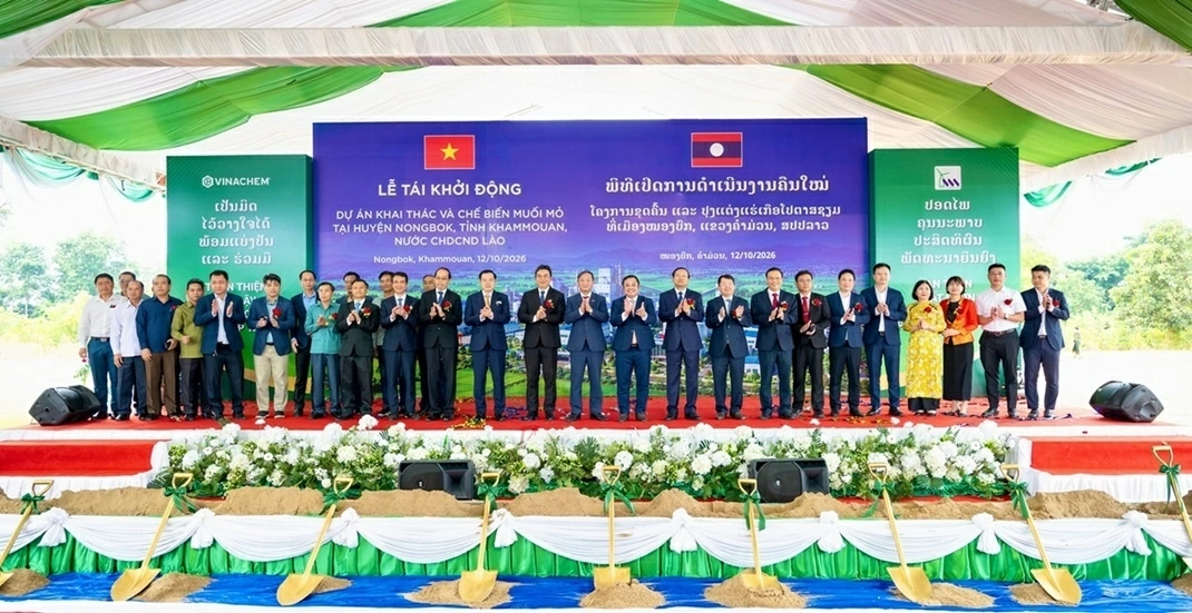 Tăng cường hợp tác Việt - Lào từ dự án muối mỏ Kali