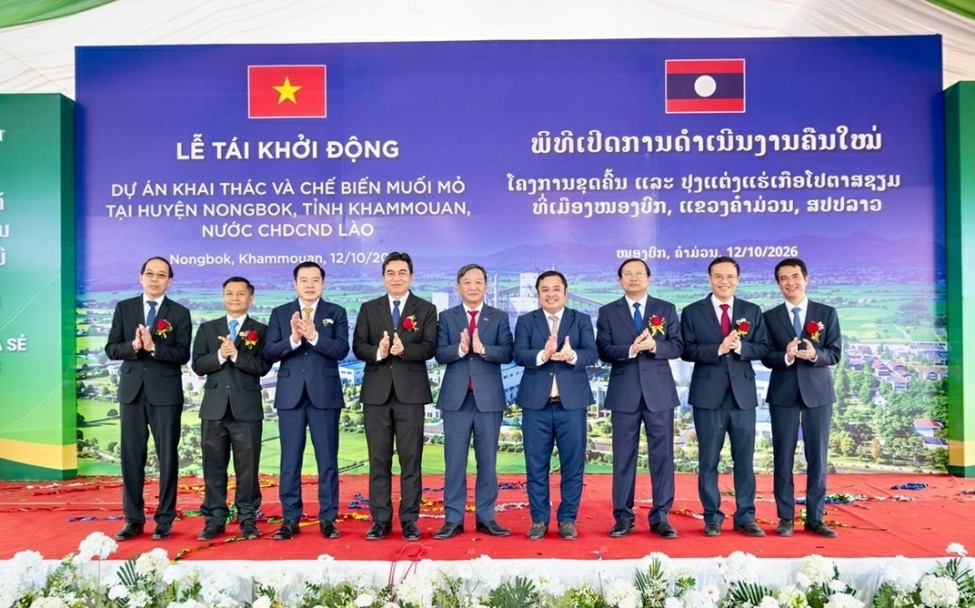 Tăng cường hợp tác Việt - Lào từ dự án muối mỏ Kali