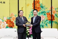 Chủ tịch Quốc hội Trần Thanh Mẫn tiếp Bí thư tỉnh ủy Thiểm Tây (Trung Quốc)