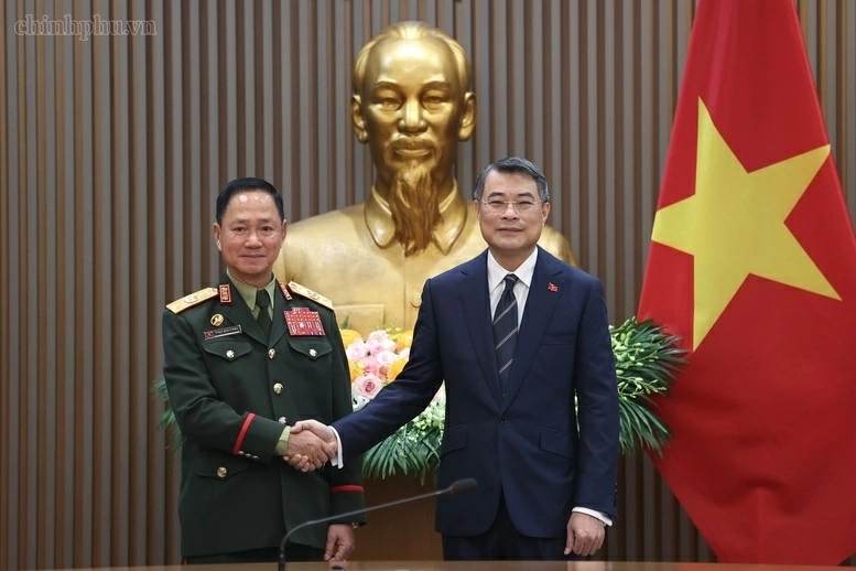 Thủ tướng Chính phủ Lê Minh Hưng tiếp Phó Thủ tướng, Bộ trưởng Quốc phòng Lào Thủ tướng Chính phủ Lê Minh Hưng tiếp Phó Thủ tướng, Bộ trưởng Quốc phòng Lào