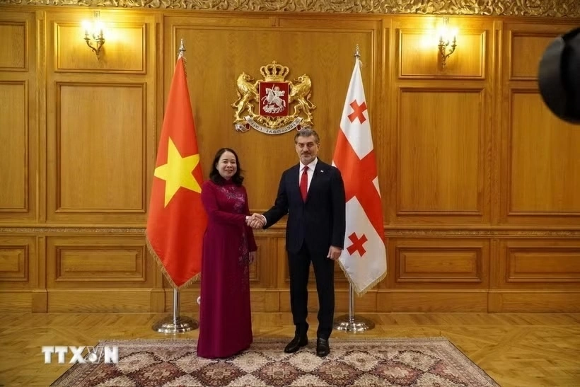 Phó Chủ tịch nước Võ Thị Ánh Xuân hội kiến lãnh đạo cấp cao Gruzia Phó Chủ tịch nước Võ Thị Ánh Xuân hội kiến lãnh đạo cấp cao Gruzia