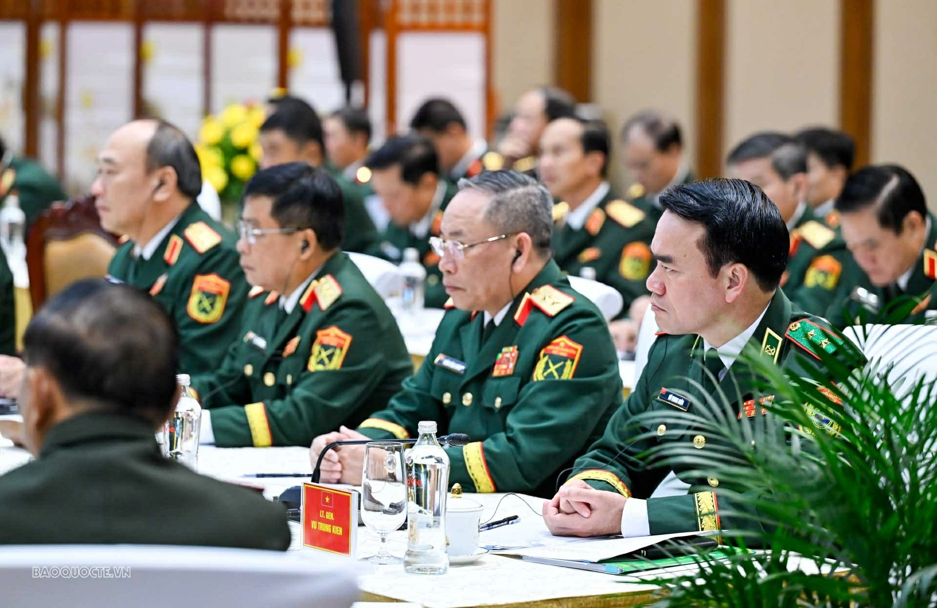 Bộ trưởng Quốc phòng Việt Nam Lào-Campuchia gặp nhau tại Hà Nội