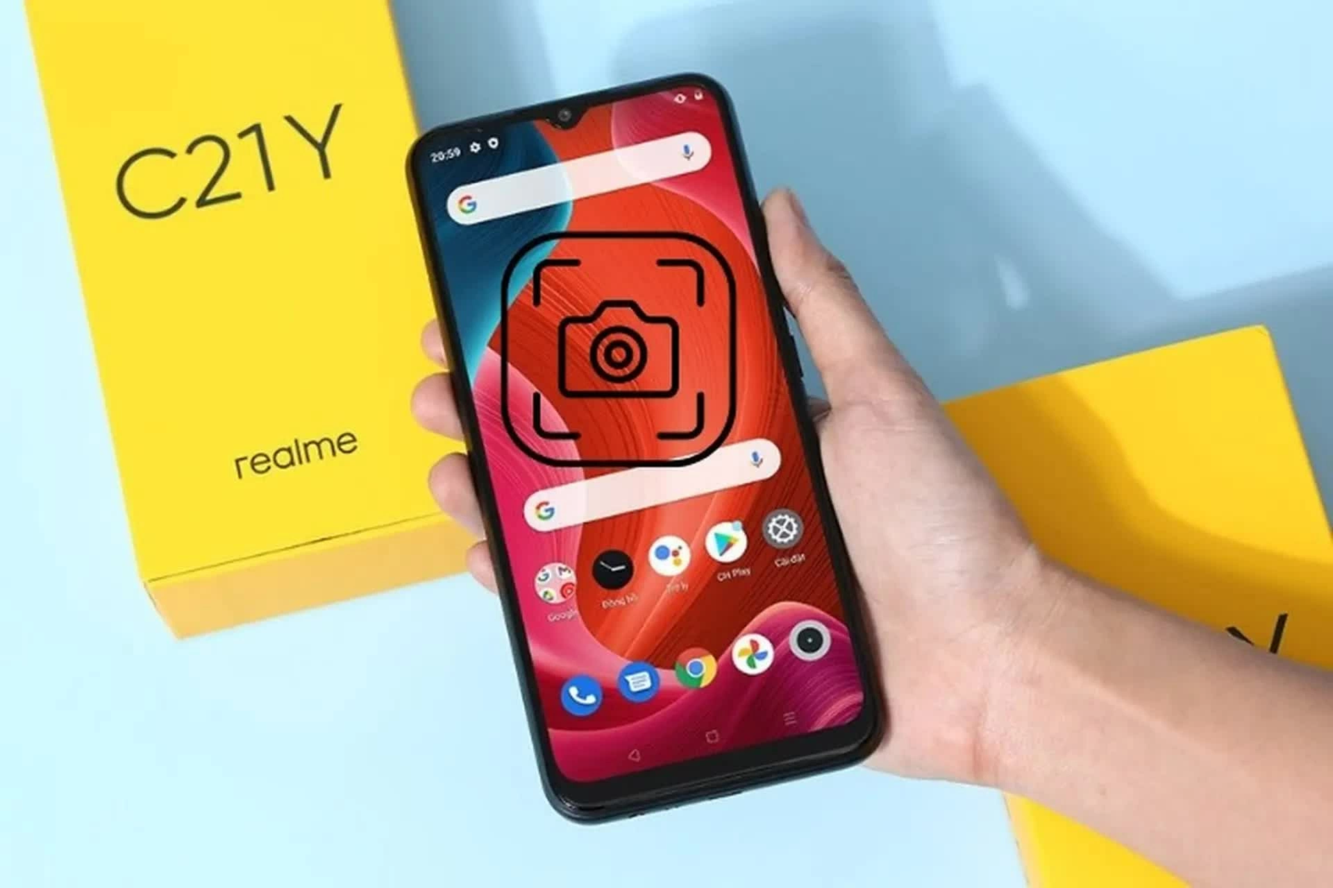 Cách chụp màn hình điện thoại realme đơn giản, hiệu quả.