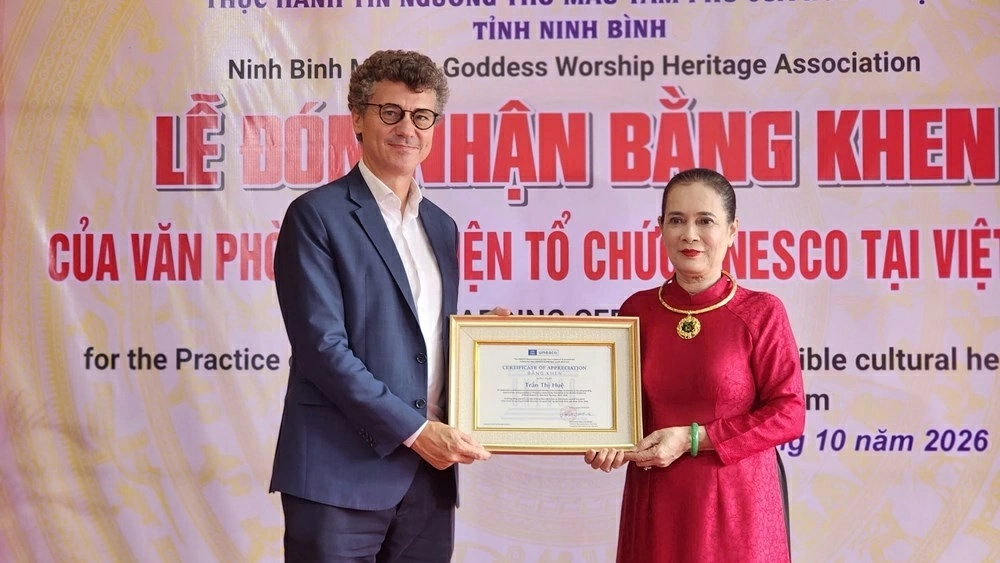 UNESCO ghi nhận nỗ lực gìn giữ di sản tín ngưỡng thờ Mẫu Tam phủ