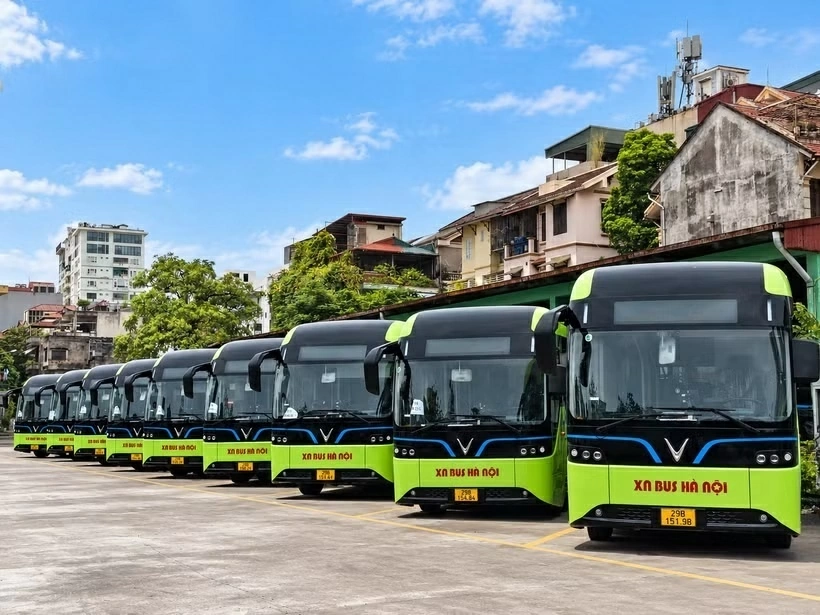 Chuyển đổi xanh giao thông: Tuyến buýt 31 Hà Nội dùng 100% xe điện