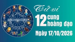 Tử vi 12 cung hoàng đạo Thứ Bảy ngày 17/10/2026: Bảo Bình chuyện tình suôn sẻ