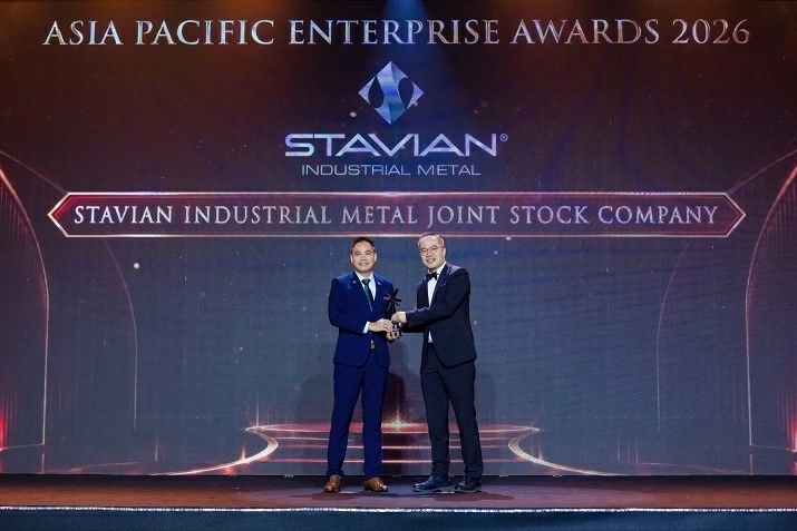 Stavian Industrial Metal nhận cú đúp giải thưởng tại APEA 2026