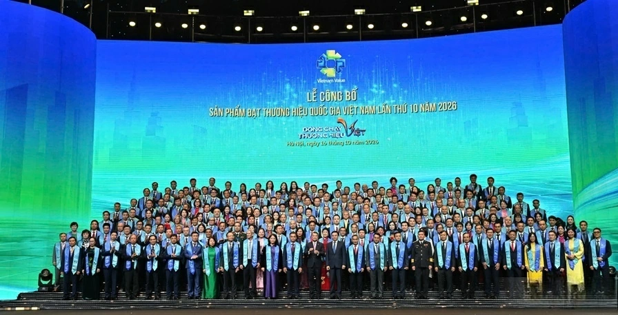 Công bố 277 doanh nghiệp đạt Thương hiệu quốc gia năm 2026