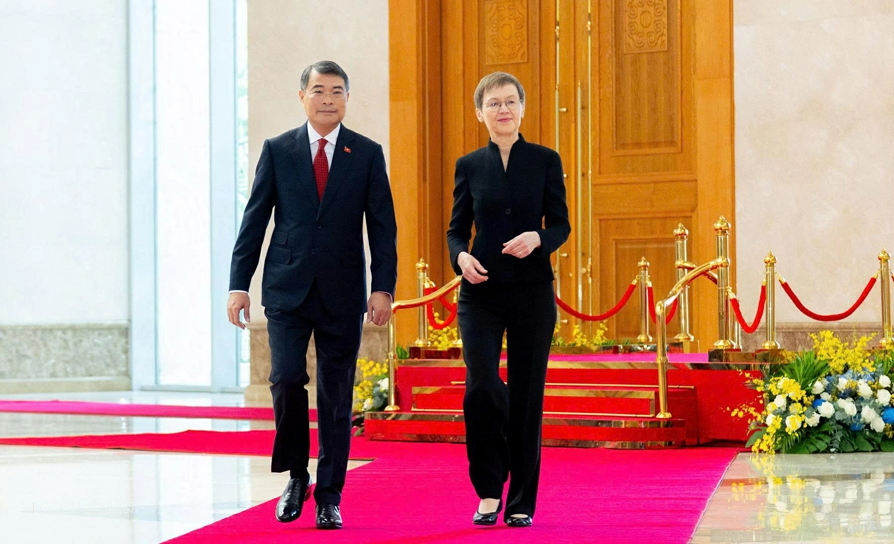 Đây là chuyến thăm Việt Nam lần đầu tiên của lãnh đạo cấp cao Liechtenstein kể từ khi hai nước thiết lập quan hệ ngoại giao vào năm 2008. Chuyến thăm diễn ra vào thời điểm quan hệ hai nước đang đứng trước những cơ hội phát triển mới, đặc biệt trong lĩnh vực kinh tế - thương mại, đầu tư, khoa học - công nghệ và đổi mới sáng tạo. (Ảnh: Thành Long)