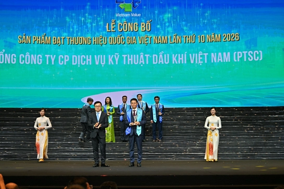 5 đơn vị thành viên PETROVIETNAM đạt Thương hiệu quốc gia Việt Nam 2026 khẳng định uy tín, chất lượng sản phẩm, dịch vụ và năng lực cạnh tranh