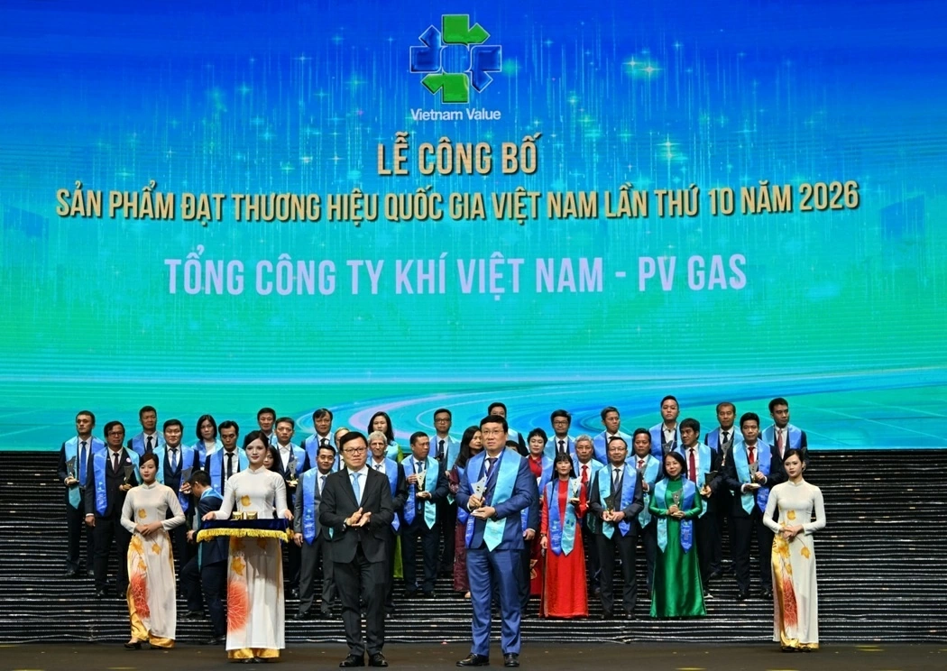 5 đơn vị thành viên PETROVIETNAM đạt Thương hiệu quốc gia Việt Nam 2026 khẳng định uy tín, chất lượng sản phẩm, dịch vụ và năng lực cạnh tranh