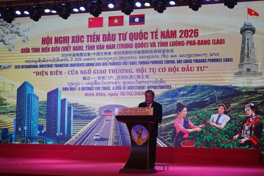 Hội nghị Xúc tiến Đầu tư Quốc tế 2026 giữa Điện Biên - Luông-pha-bang - Vân Nam: Mở rộng không gian kết nối và kiến tạo thịnh vượng xuyên biên giới