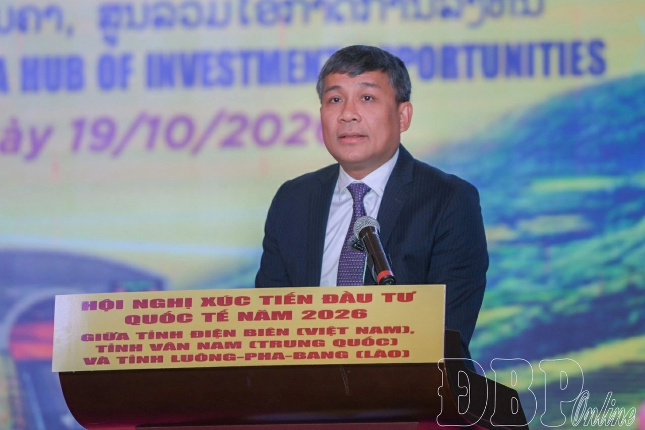 Hội nghị Xúc tiến Đầu tư Quốc tế 2026 giữa Điện Biên - Luông-pha-bang - Vân Nam: Mở rộng không gian kết nối và kiến tạo thịnh vượng xuyên biên giới