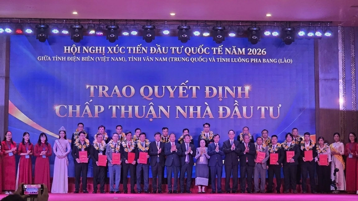 Hội nghị Xúc tiến Đầu tư Quốc tế 2026 giữa Điện Biên - Luông-pha-bang - Vân Nam: Mở rộng không gian kết nối và kiến tạo thịnh vượng xuyên biên giới