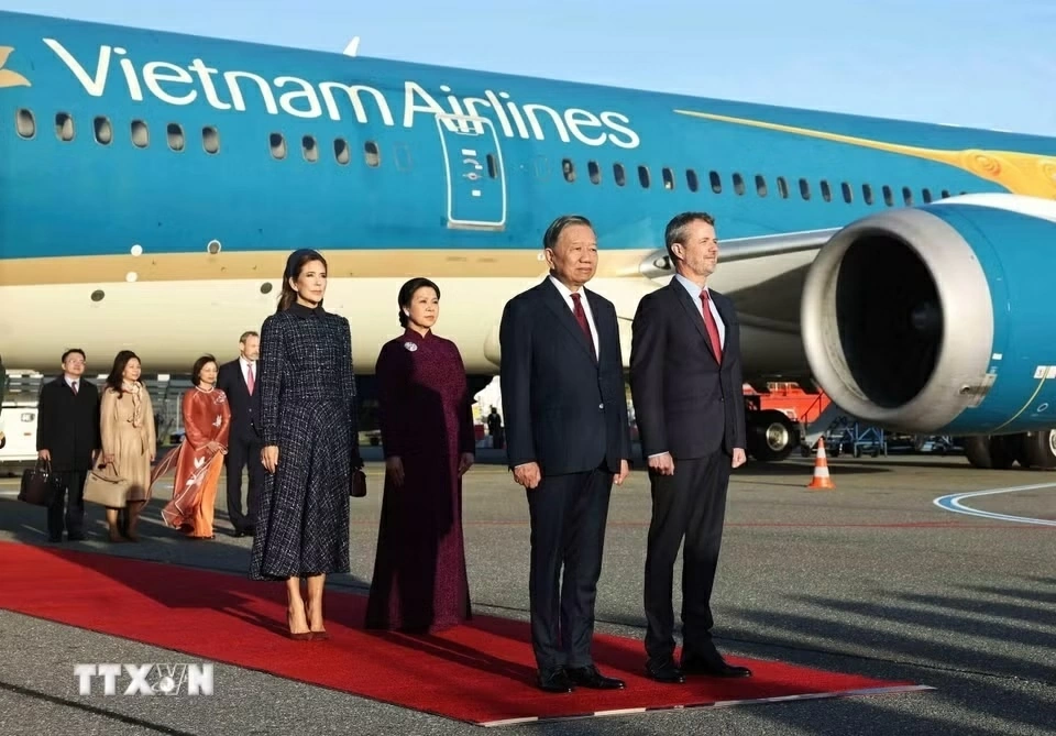 Tổng Bí thư, Chủ tịch nước Tô Lâm bắt đầu thăm cấp Nhà nước Vương quốc Đan Mạch