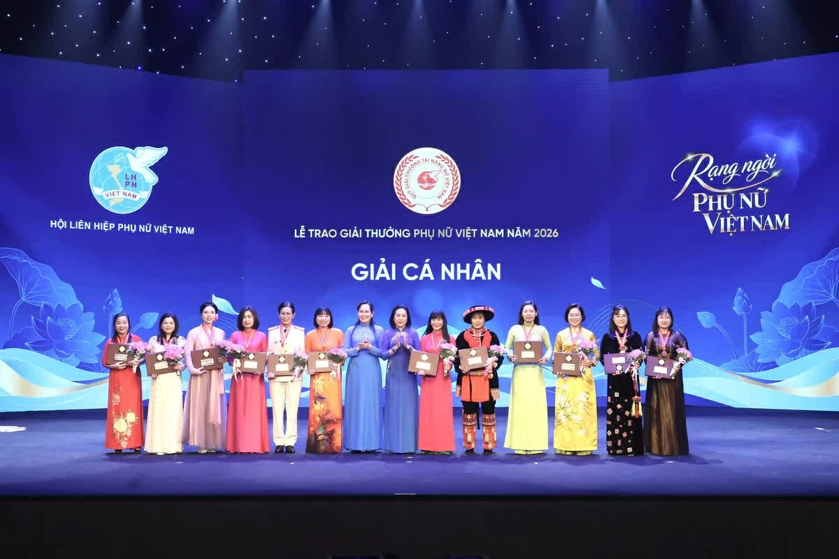 Vinh danh những điển hình phụ nữ Việt Nam giàu nghị lực, sáng tạo