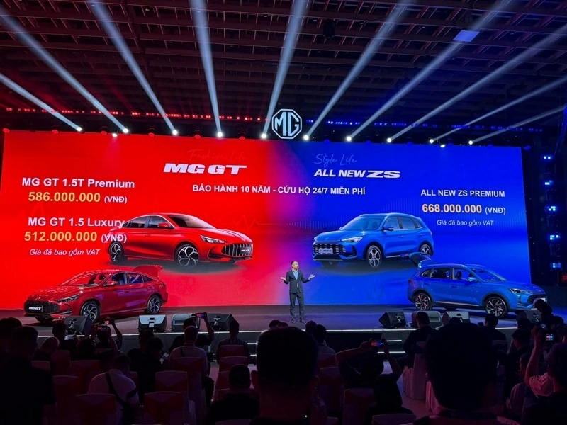 Giá xe MG GT được niêm yết từ 512 triệu đồng, trong khi giá xe MG ZS Hybrid+ được niêm yết từ 668 triệu đồng.