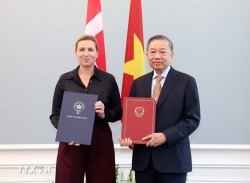 Tổng Bí thư, Chủ tịch nước Tô Lâm hội đàm với Thủ tướng Đan Mạch Mette Frederiksen
