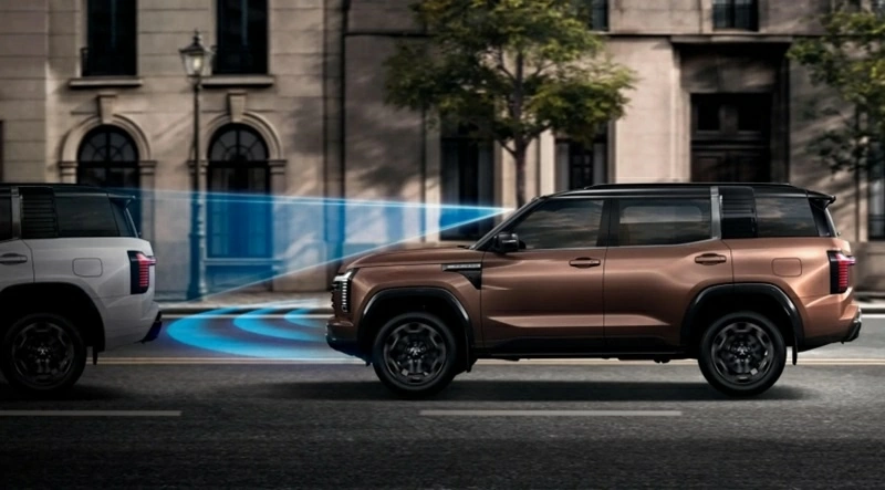 Mitsubishi Pajero thế hệ mới được trang bị loạt công nghệ an toàn thông minh.