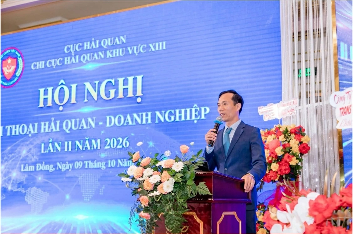 Ông Huỳnh Tánh – Giám đốc Vùng miền Trung MB phát biểu tại hội nghị. Ảnh: MB