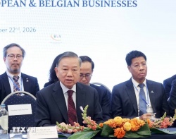 Tổng Bí thư, Chủ tịch nước Tô Lâm dự Tọa đàm cấp cao với lãnh đạo doanh nghiệp tiêu biểu châu Âu và Bỉ