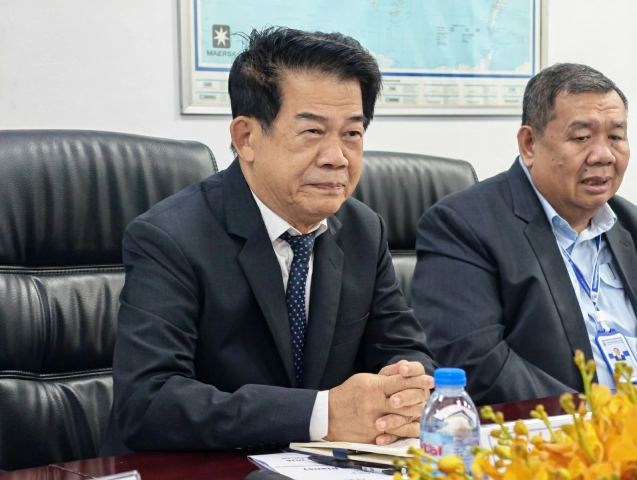 Tổng Lãnh sự Nguyễn Trung Hiếu chào xã giao lãnh đạo và khảo sát cảng tự trị Sihanoukville (PAS), Campuchia