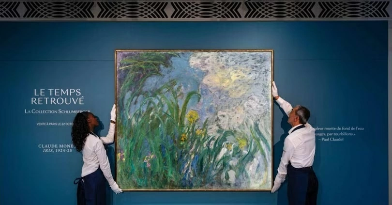 kiệt tác Iris của Monet đạt kỷ lục đấu giá tại Pháp kiệt tác Iris của Monet đạt kỷ lục đấu giá tại Pháp
