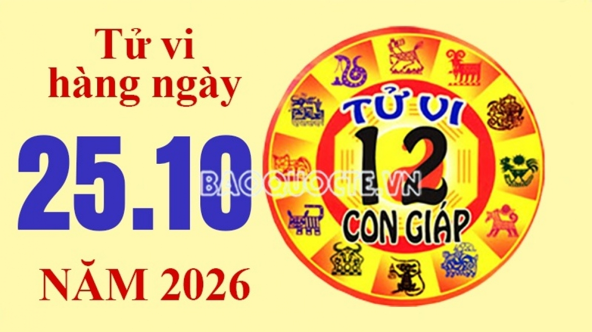 Tử vi hôm nay, xem tử vi 12 con giáp hôm nay ngày 25/10/2026: Tuổi Dần tài sản gia tăng