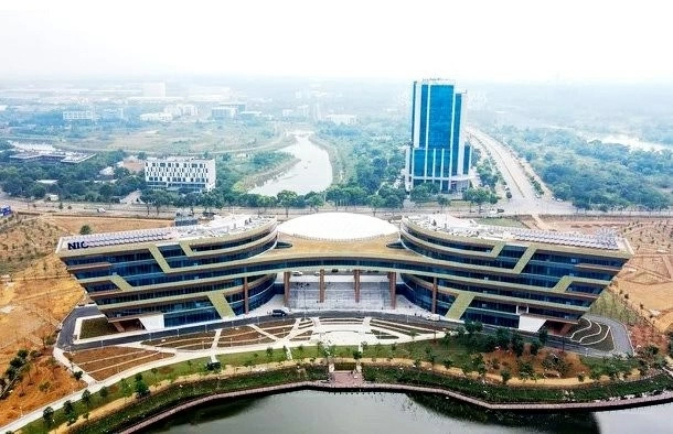 Một góc Khu công nghệ cao Hòa Lạc. (Ảnh: Thạch Thảo)