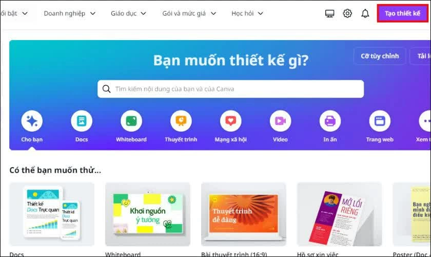 Mở trình duyệt và truy cập trang web chính thức.