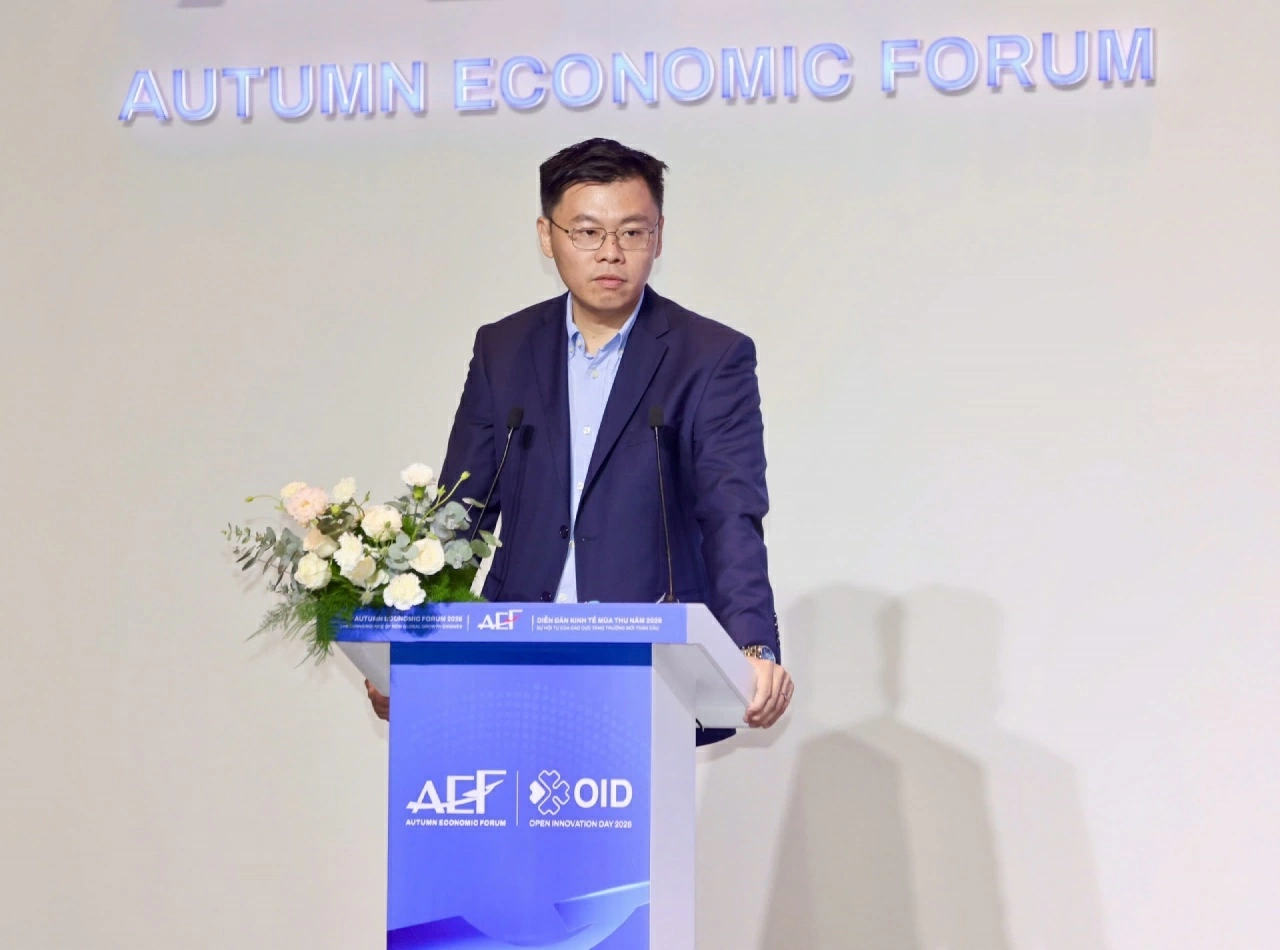 Phó Chủ tịch UBND TPHCM Trương Minh Huy Vũ phát biểu tại Ngày Đổi mới sáng tạo mở 2026. (Ảnh: Thành Long) Phó Chủ tịch UBND TPHCM Trương Minh Huy Vũ phát biểu tại Ngày Đổi mới sáng tạo mở 2026. (Ảnh: Thành Long)