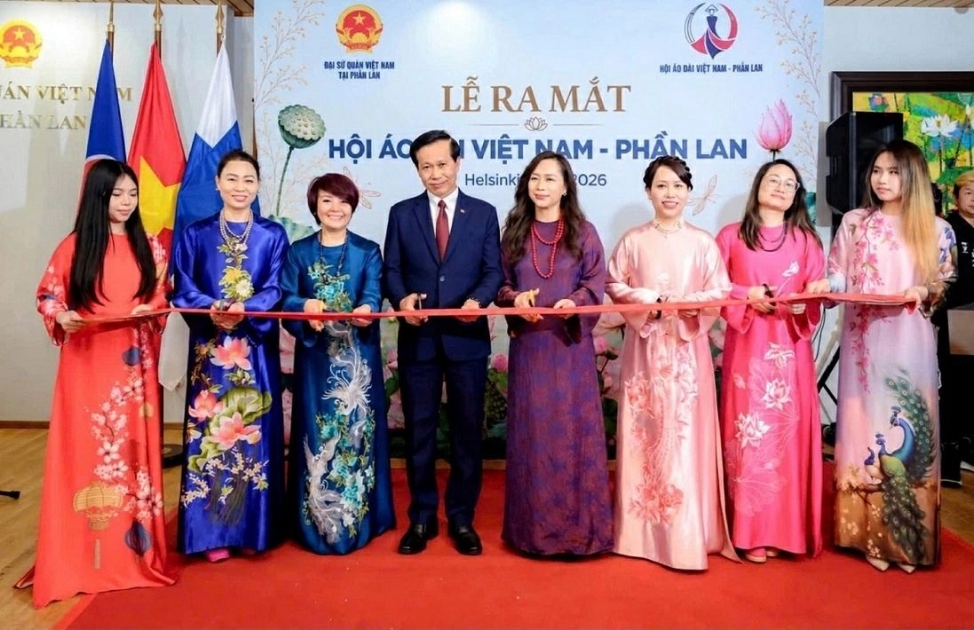 Ra mắt Hội Áo dài Việt Nam tại Phần Lan - hưởng ứng Ngày Văn hóa Việt Nam, gắn với Ngày hội Đại đoàn kết dân tộc năm 2026