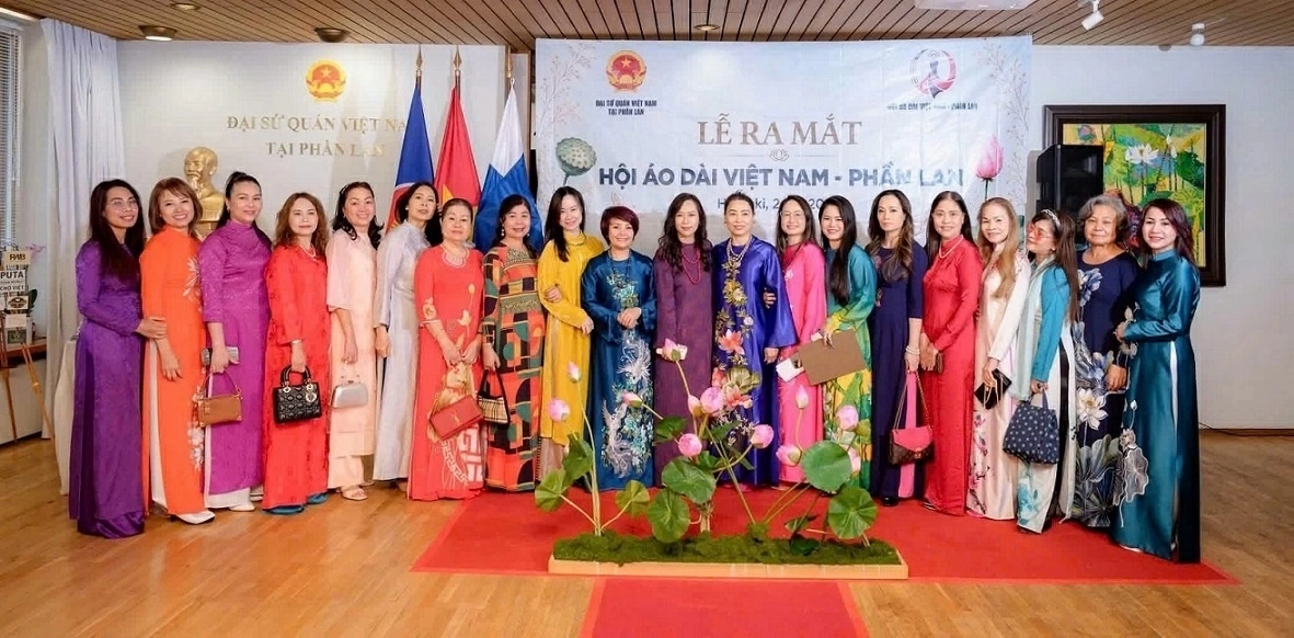 Ra mắt Hội Áo dài Việt Nam tại Phần Lan - hưởng ứng Ngày Văn hóa Việt Nam, gắn với Ngày hội Đại đoàn kết dân tộc năm 2026