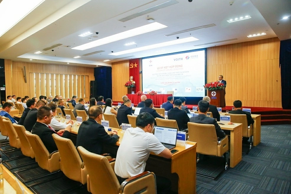 EVN ký kết hợp đồng cung cấp thiết bị cơ điện dự án Thủy điện tích năng Bác Ái