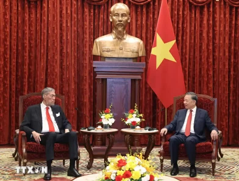 Tổng Bí thư, Chủ tịch nước Tô Lâm đánh giá cao những kết quả tích cực trong quan hệ giữa hai Đảng, hai nước thời gian qua (Nguồn: TTXVN)