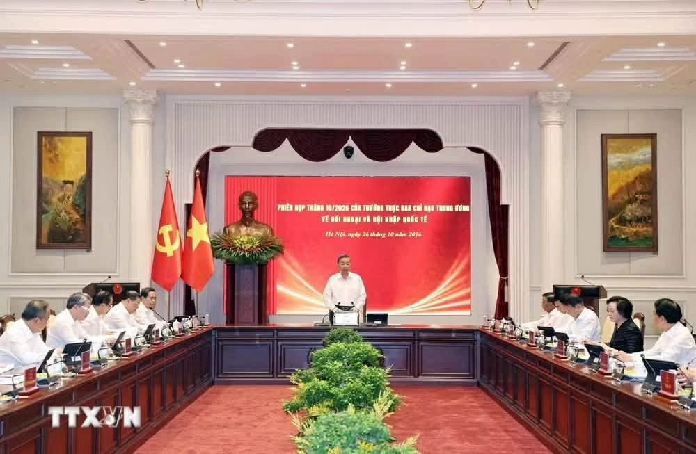 Phiên họp lần thứ nhất của Thường trực Ban Chỉ đạo Trung ương về Đối ngoại và hội nhập quốc tế