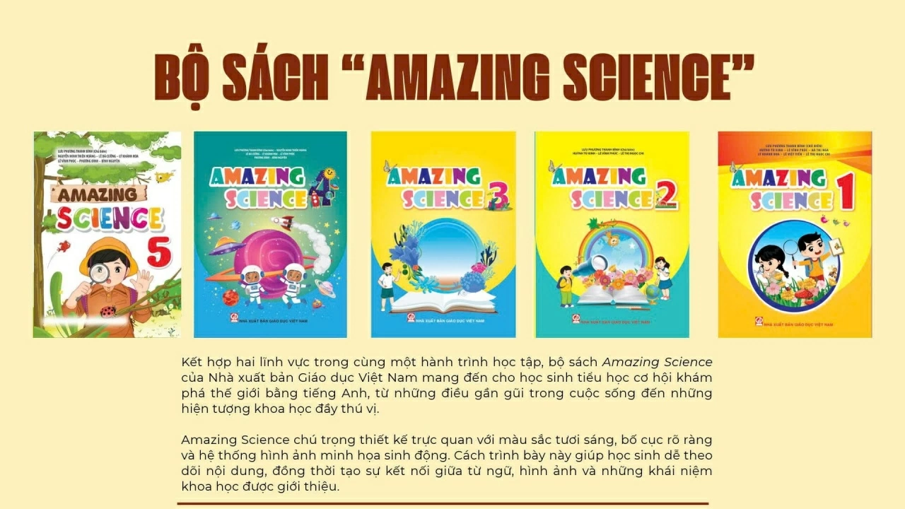 Amazing Science: Mở cánh cửa khoa học, khơi nguồn tiếng Anh từ những năm đầu đời